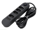 Régua de Energia com USB Integrado
